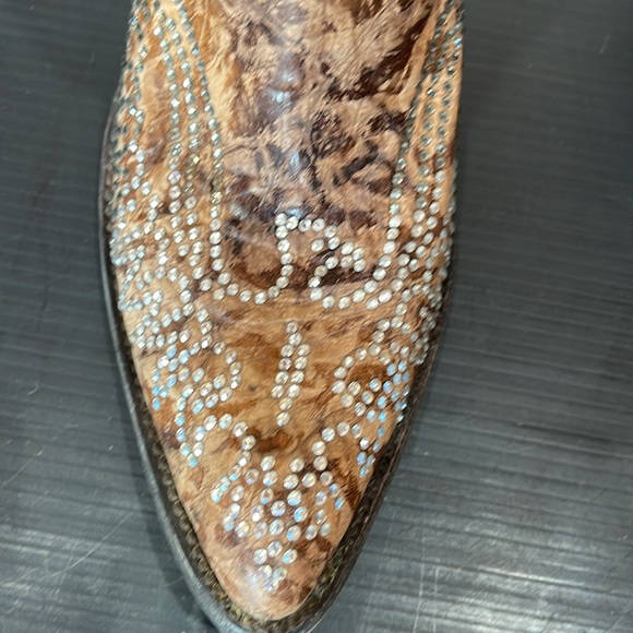 Old Gringo Eagle Swarovski Crystal Boots Sz 8 - Picture 3 of 8